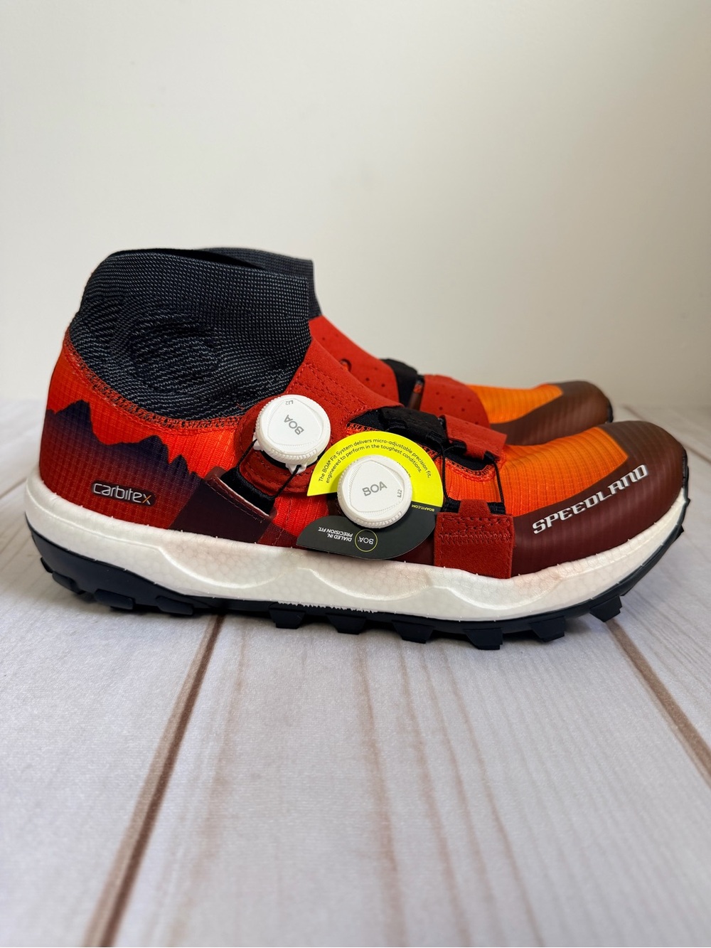 Speedland GL:SVT Trail Running Shoes New Mens Size 10 Perform Fit System Dial